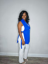 Load image into Gallery viewer, The &quot;Beverly&quot; Blazer Vest-Royal Blue