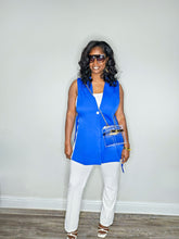 Load image into Gallery viewer, The &quot;Beverly&quot; Blazer Vest-Royal Blue