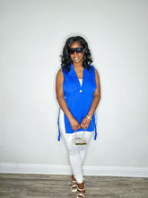 Load image into Gallery viewer, The &quot;Beverly&quot; Blazer Vest-Royal Blue